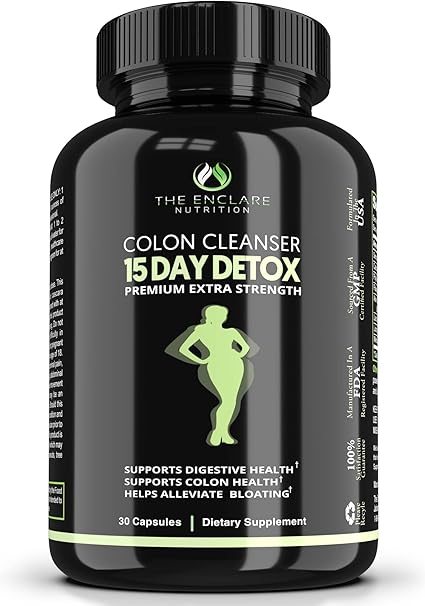 THE ENCLARE NUTRITION Colon Cleanser Detox. Premium 15 Day Fast-Acting Diet Pills Price in Pakistan