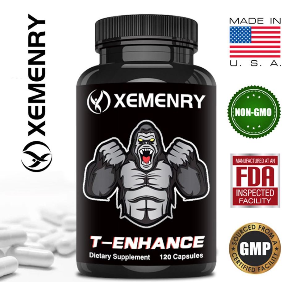 Xemenry T-Enhance  Testosterone Booster with Horny Goat Weed 120 Capsules Price in Pakistan