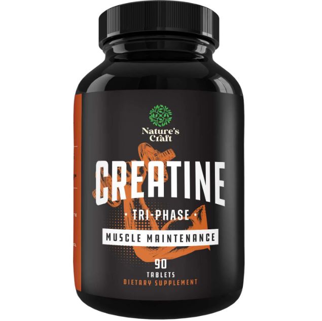 Natures Creaft High Strength Tri Phase Creatine Pills 90 Tablets Price in Pakistan