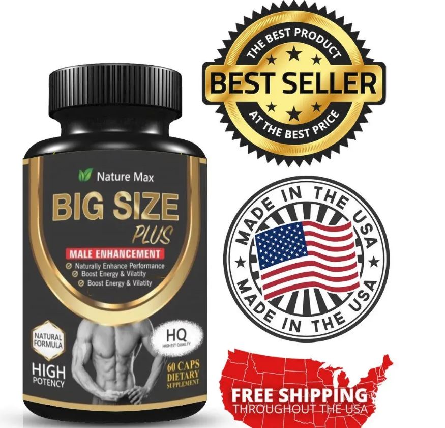 Big Size Plus Nature Max Plus For High Potency 60 Capsules Price in Pakistan